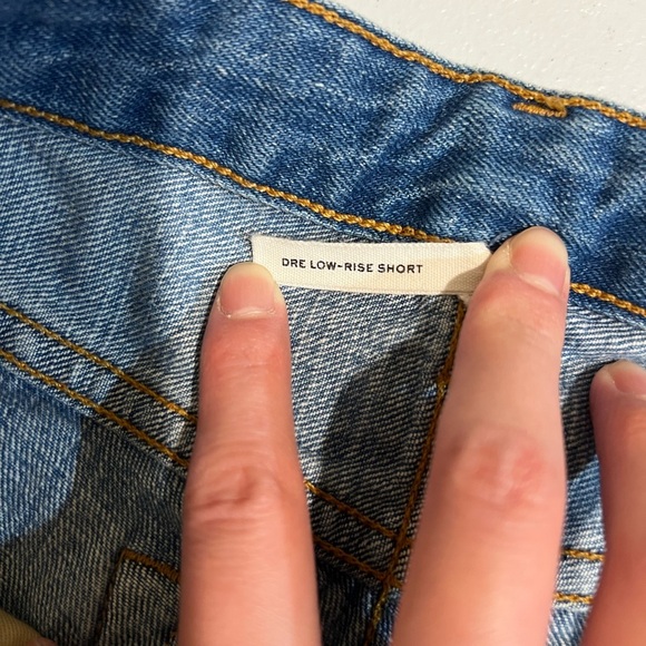 Rag & Bone Dre Low Rise Denim Shorts Bishop Women’s Sz 28 Cut-Offs Inseam 3.5” - Picture 6 of 8